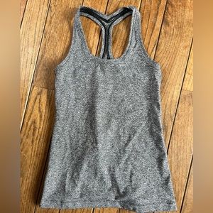 Lululemon heather gray tank top XS